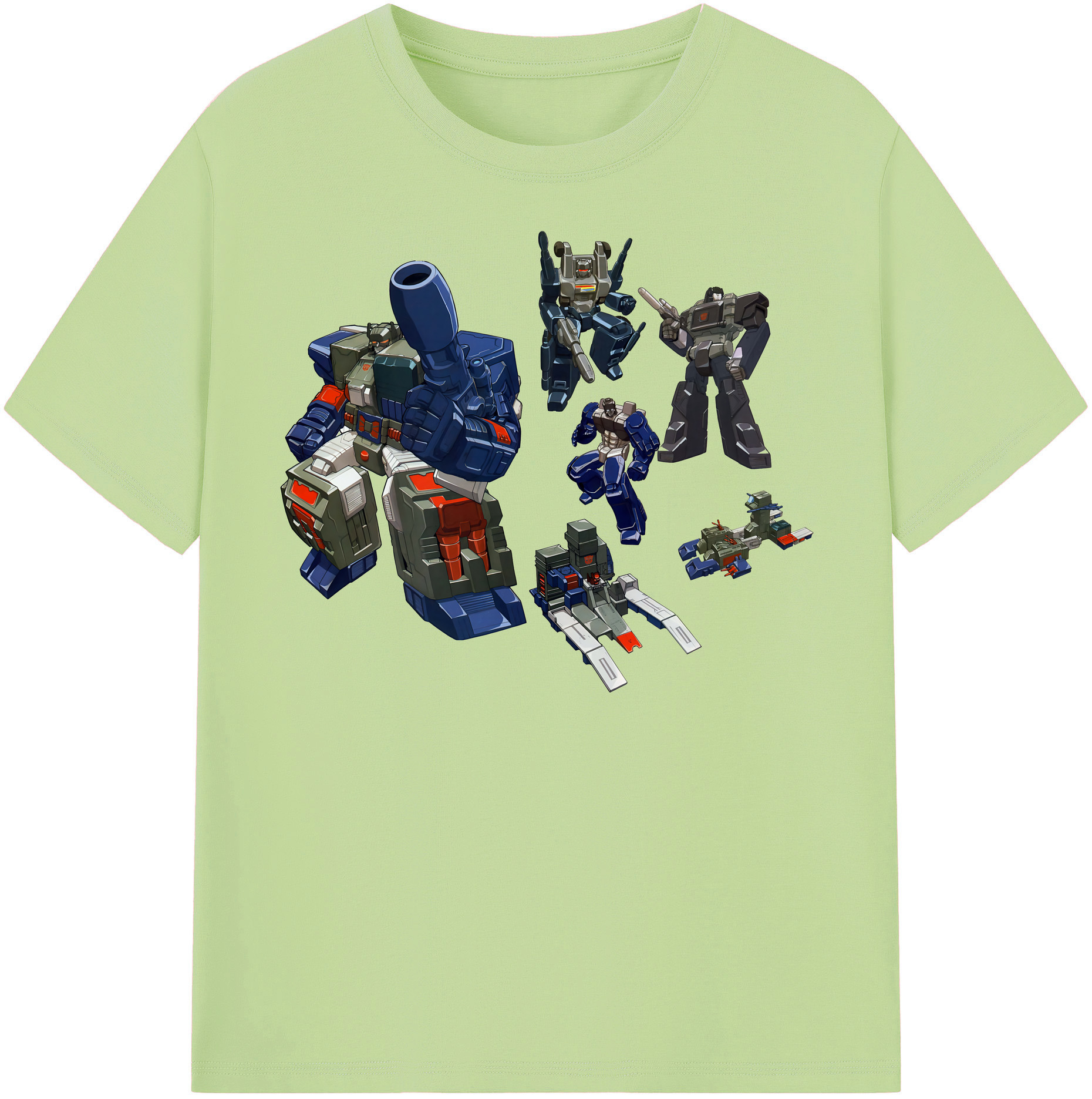 （画像用） Transformers トランスフォーマー 綿100％半袖Tシャツ（フロントプリント）